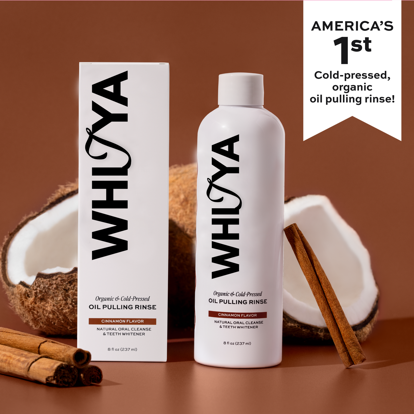 100% Organic Cinnamon Oil Pulling Rinse