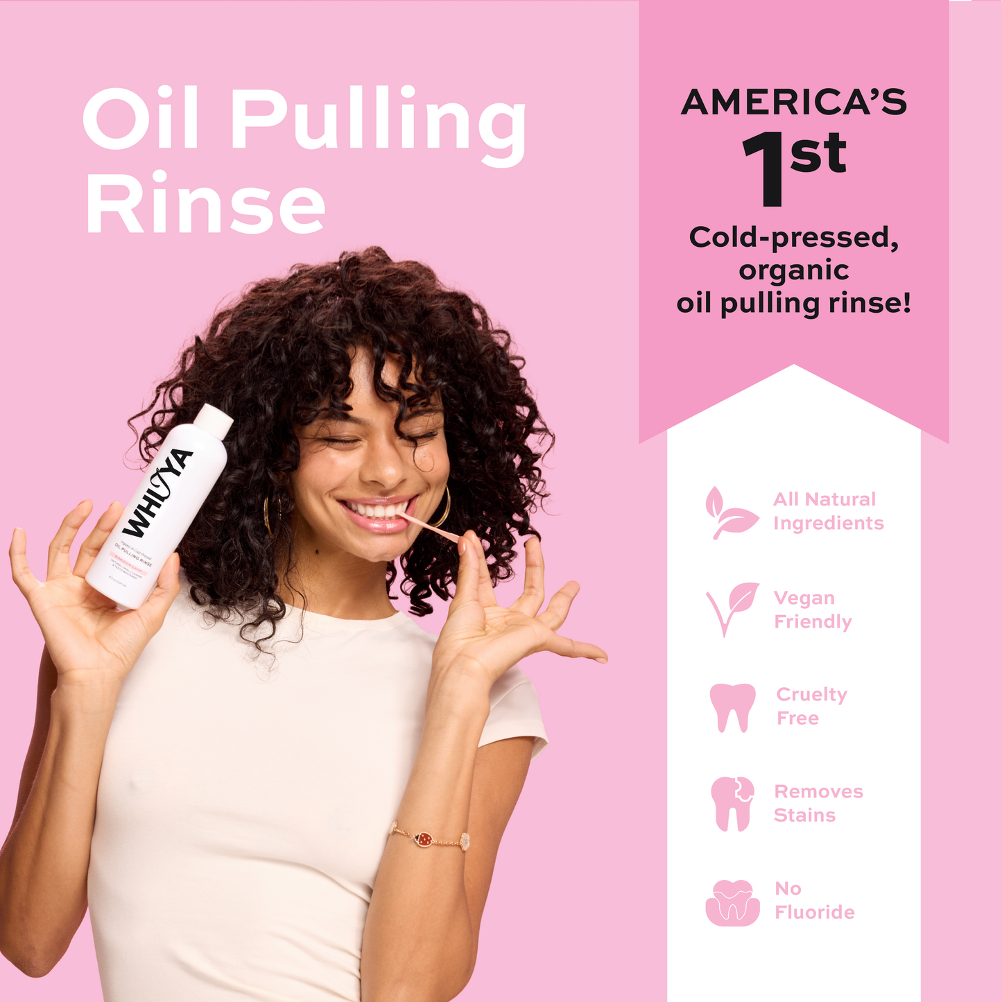 100% Organic Bubblegum Oil Pulling Rinse
