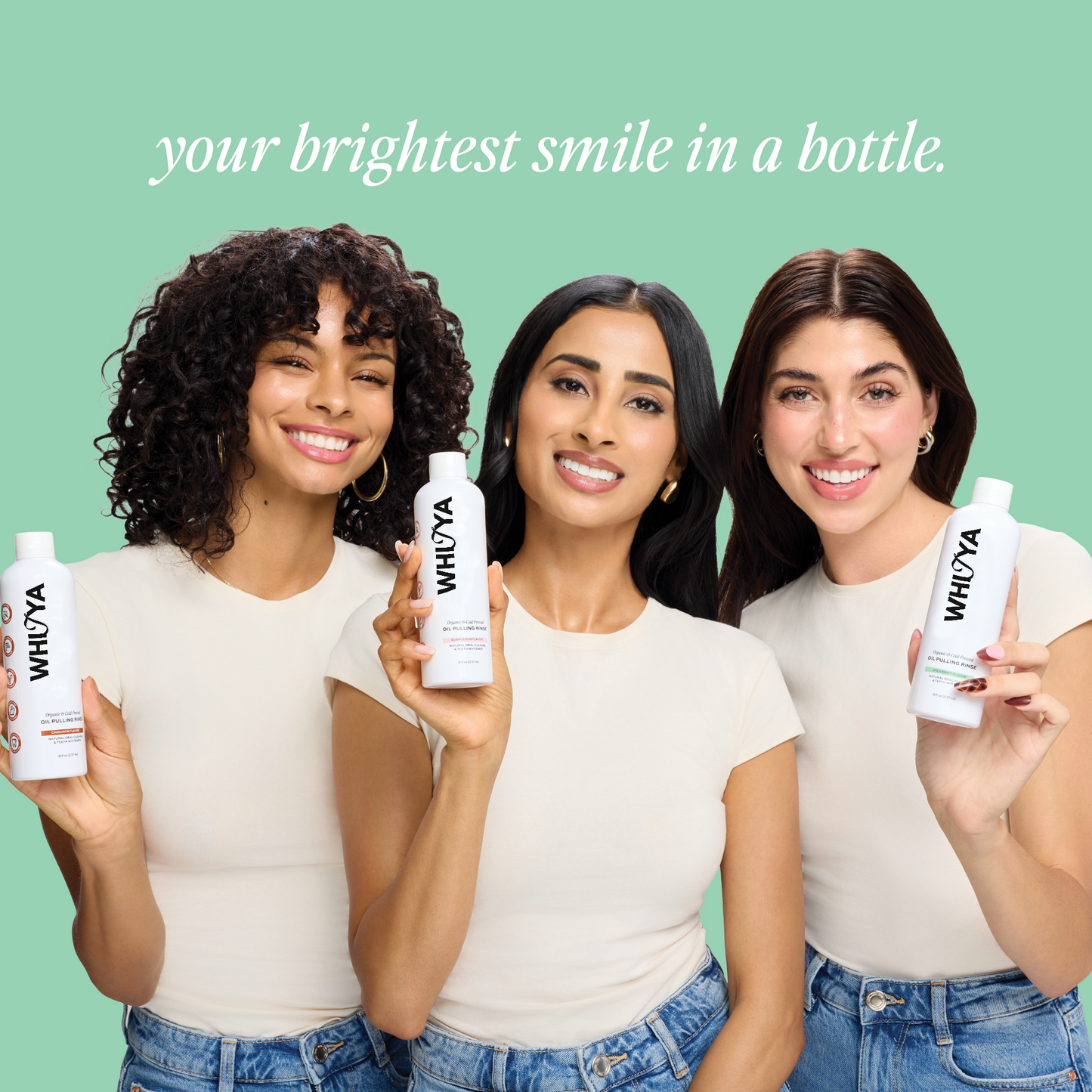 100% Organic Spearmint Oil Pulling Rinse